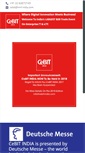Mobile Screenshot of cebit-india.com